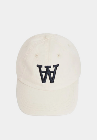 Wood Wood Eli embroidery cap - Off-white