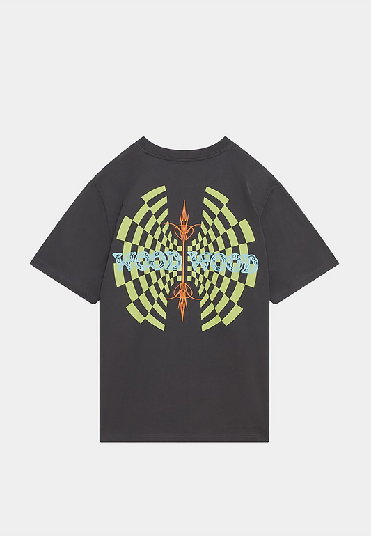 Wood Wood Haider Tribe T-shirt - Anthracite