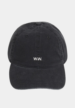 Wood Wood Low profile twill cap - 9999 Black