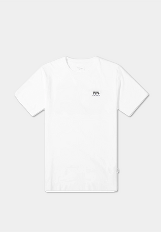 Wood Wood Bobby double logo T-shirt - White