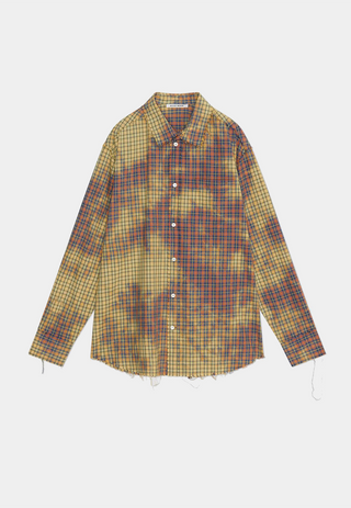 Wood Wood Nico Check Shirt - Rust check