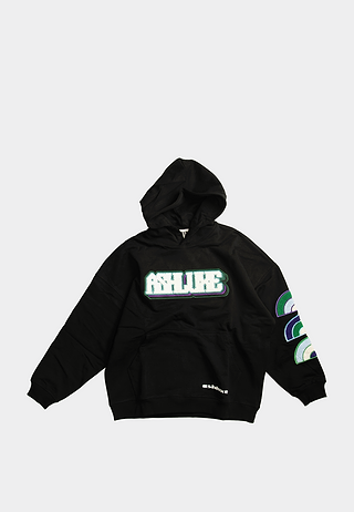 Ashluxe Bold Logo Hoodie  Black