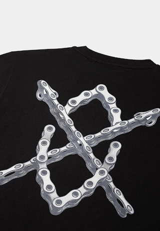 Daily Paper Chain Shield T-Shirt Black