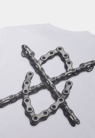 Daily Paper Chain Shield T-Shirt White