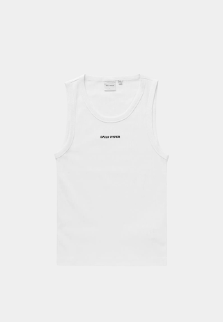 Daily Paper Dias Rib Tank Top White