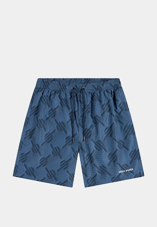 Daily Paper Dotted Monogram Swimshorts Quiet Harbor