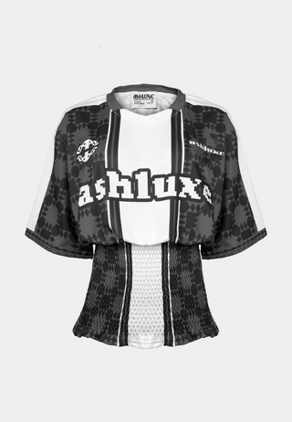 Ashluxe Pixel Raunched Female Jersey Black