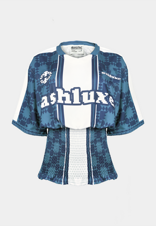 Ashluxe Pixel Raunched Female Jersey Blue