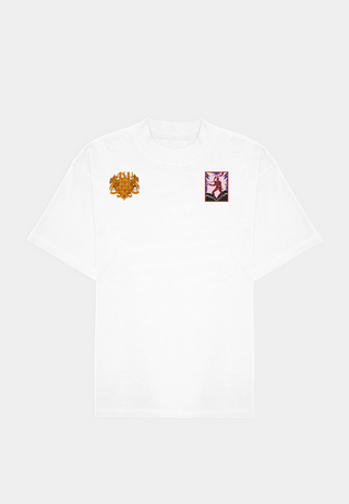 Ashluxe Kalakuta Inspired Badge T-shirt White