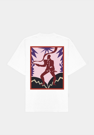 Ashluxe Kalakuta Inspired Badge T-shirt White