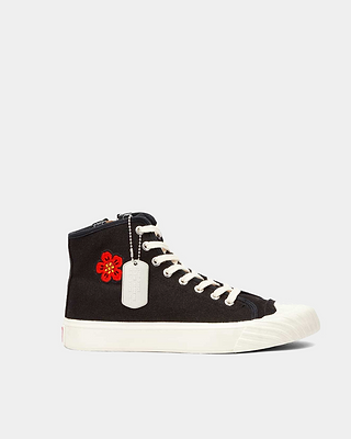 kenzo school high top sneakers Black