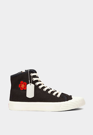 Kenzo school high top sneakers Black