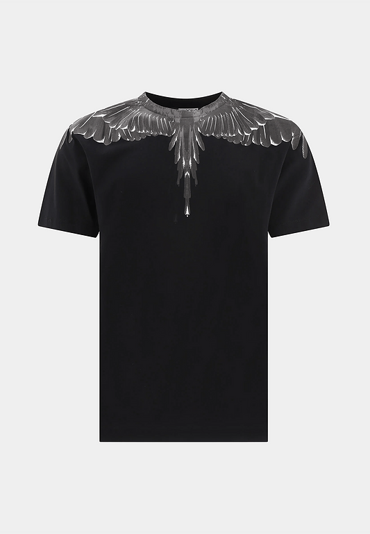 MARCELO BURLON Icon Wings Regular T-Shirt - Black Black