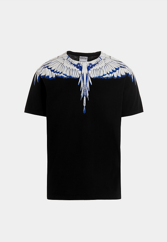 MARCELO BURLON Icon Wings Regular T-Shirt - Black White