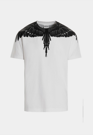 MARCELO BURLON Icon Wings Regular T-Shirt - White Black