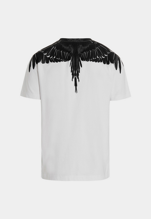 MARCELO BURLON Icon Wings Regular T-Shirt - White Black