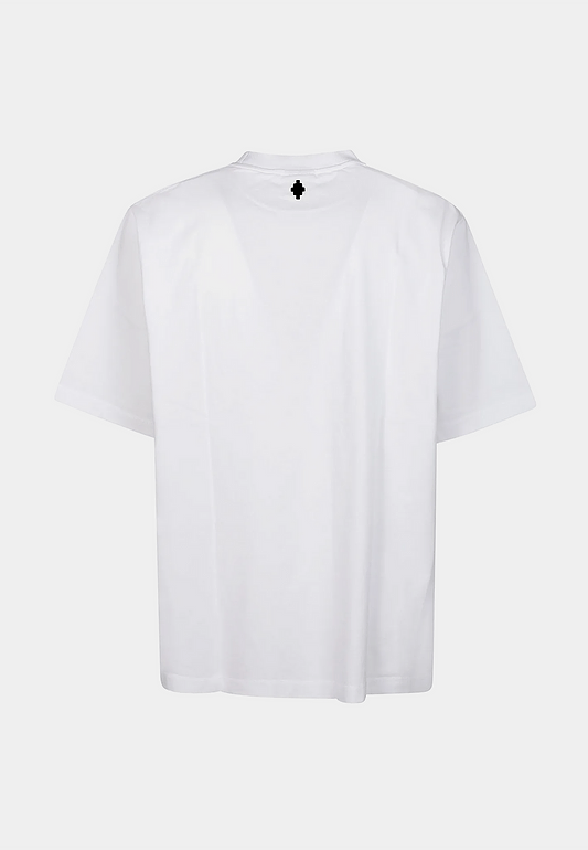 MARCELO BURLON Langosta Regular T-Shirt - White Black