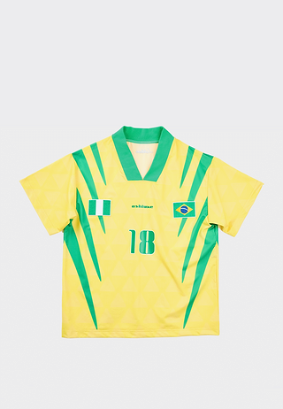 Nigeria X Brazil Football Shirt Yellow