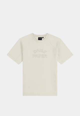 Daily Paper Raglan Stacked Dias Jersey Tee Off White