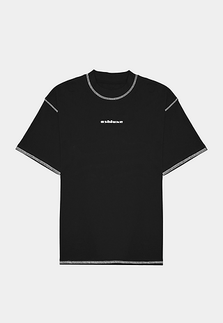 Ashluxe Threaded T-shirt - Black