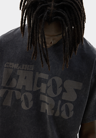 Vintage Wash T-Shirt Black