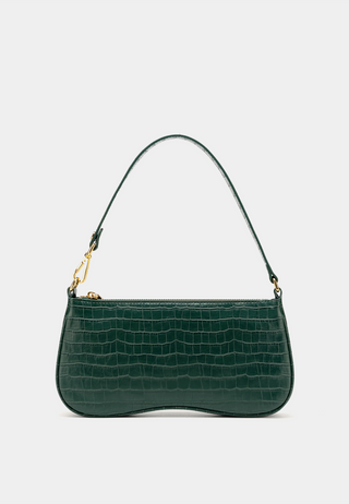 Jw Pei Eva Shoulder Bag - Dark Green Croc Dark Green Croc