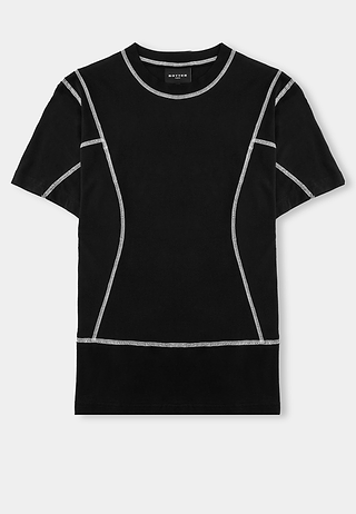 Botter T-Shirt Classic Botter Dive Stitching Black