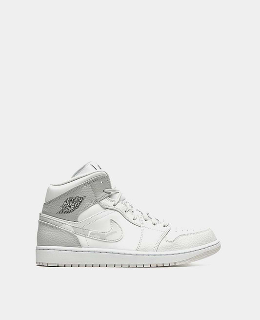 Nike Air Jordan 1 Mid SE Swoosh Logo Grey Camo