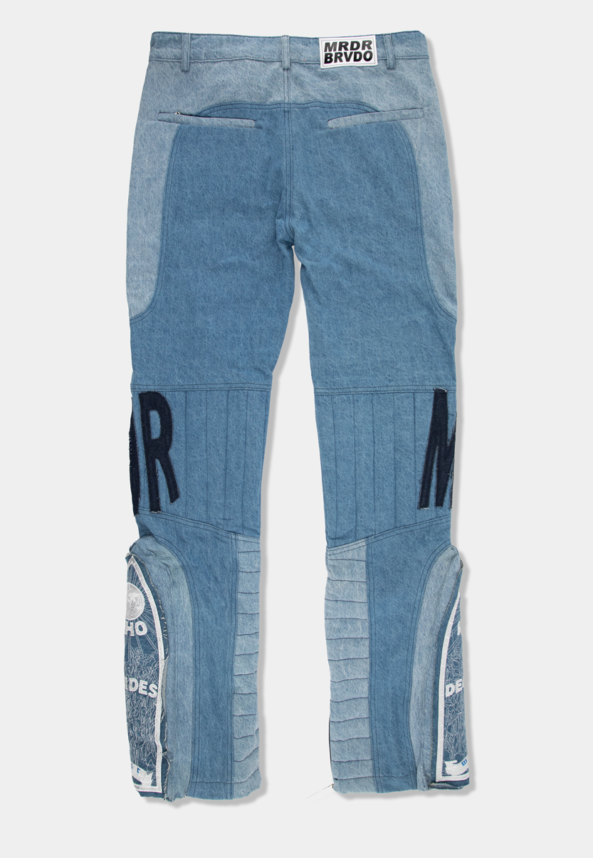 Who Decides War Mrdr Moto Denim Sky Blue