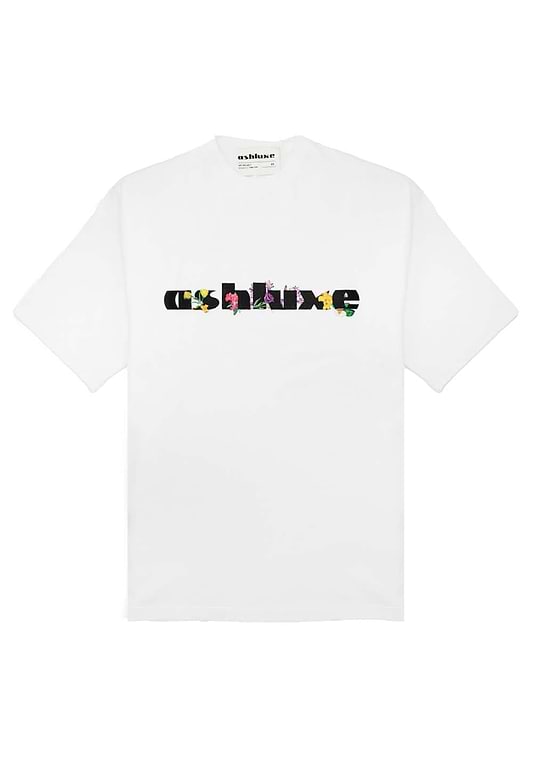 ASHLUXE Garden Logo T-Shirt White