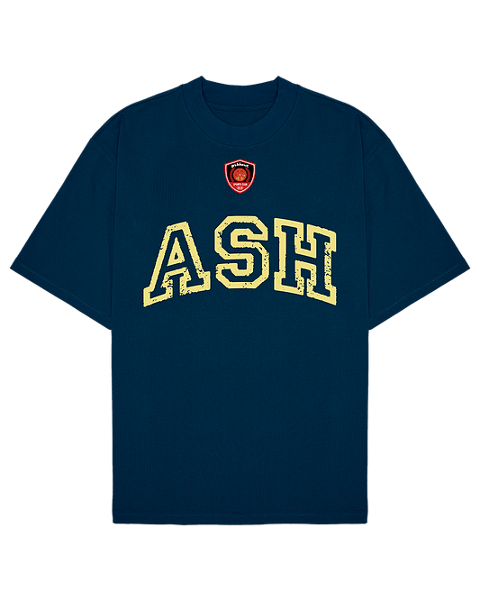 Ashluxe ASH Logo Sports Jersey Navy Blue