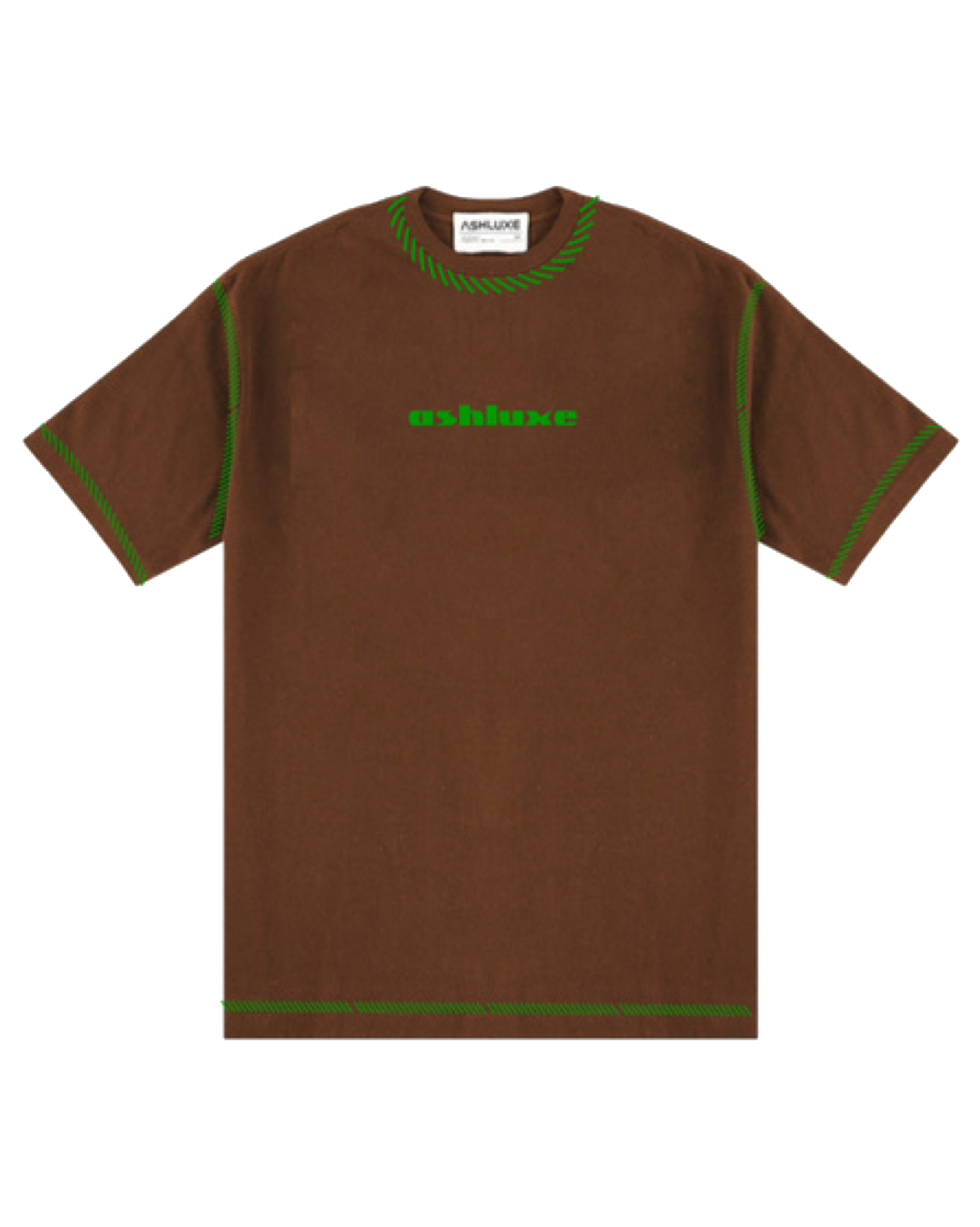 Ashluxe Threaded T-shirt - Brown