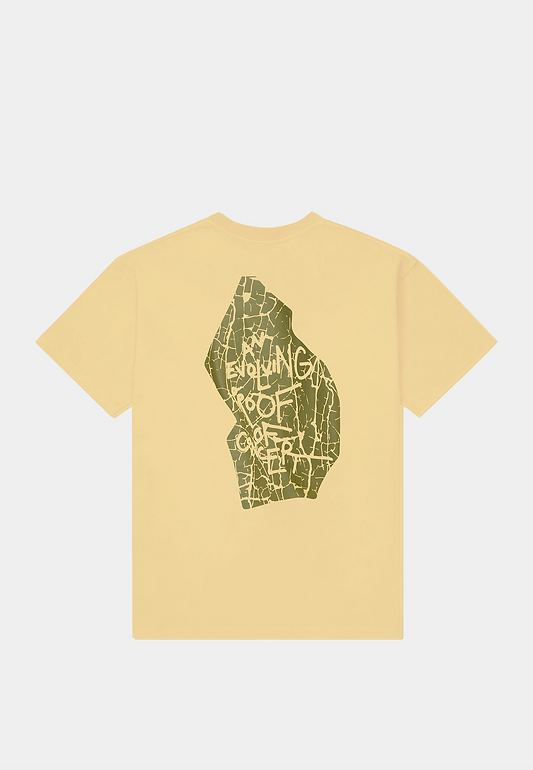 Object Iv Life Knitted Evolving Tee Soft Yellow