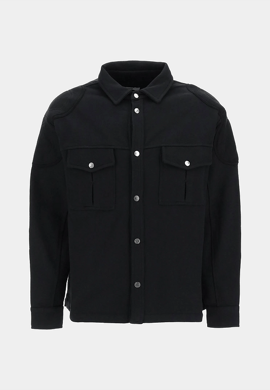 Gmbh Knitted Overshirt Black