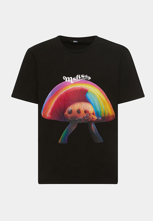MSFTREP Mushroom T-Shirt - Black