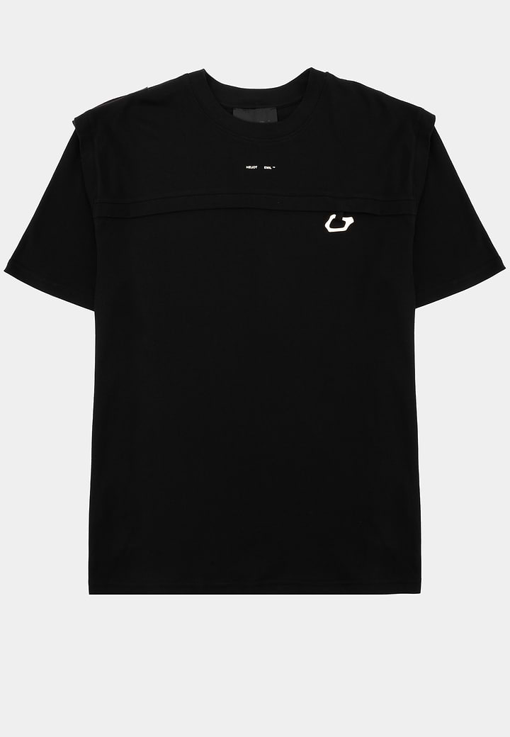 Heliot Emil Muster T-Shirt Black