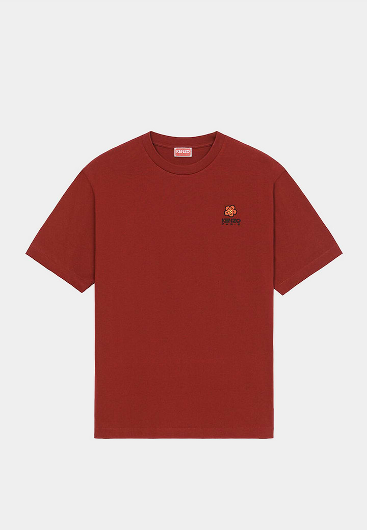 Kenzo Crest Logo Classic T-Shirt  Bordeaux