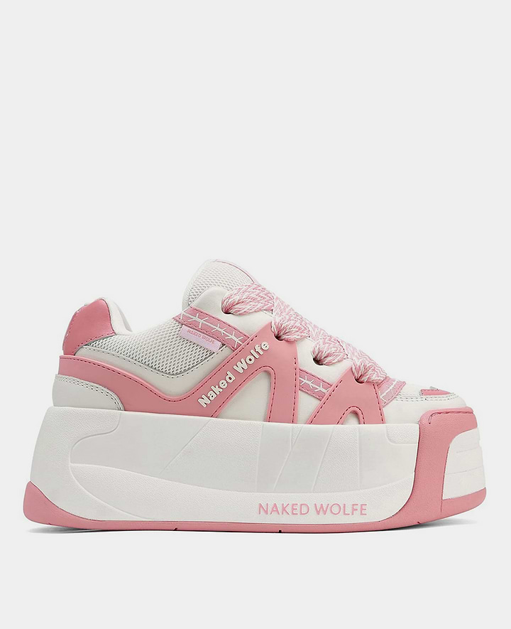Naked Wolfe Slider Baby Pink Sneakers 00290A