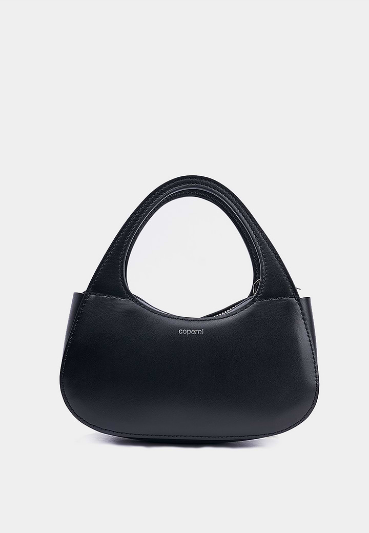 Coperni Calf Leather Micro Baguette Swipe Bag
