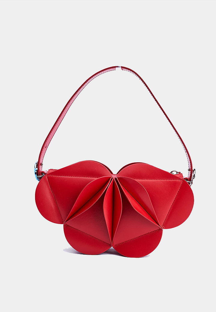 Coperni Calf Origami Bag - Red