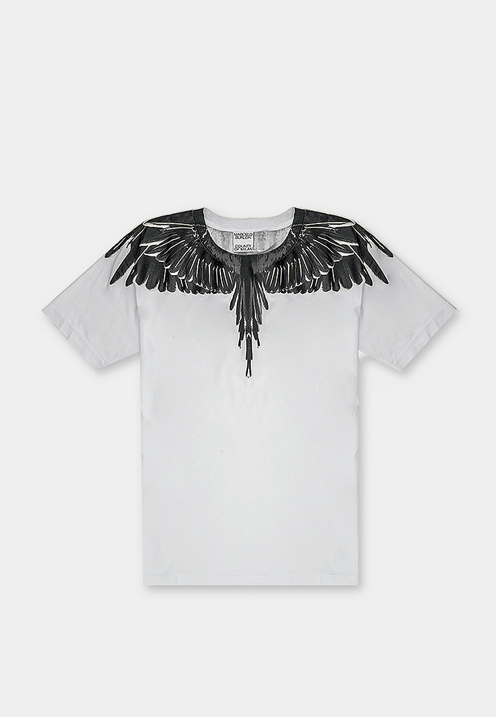 County Marcelo Icon Wings Regular T-Shirt White Black