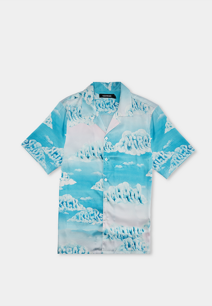 Nahmias Short Sleeve Cloud Silk Shirt