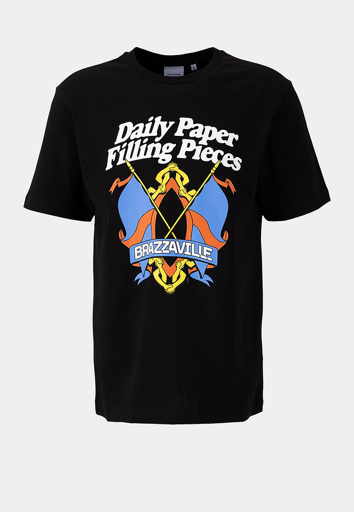 Daily Paper Dp X Fp Flag T-Shirt Black