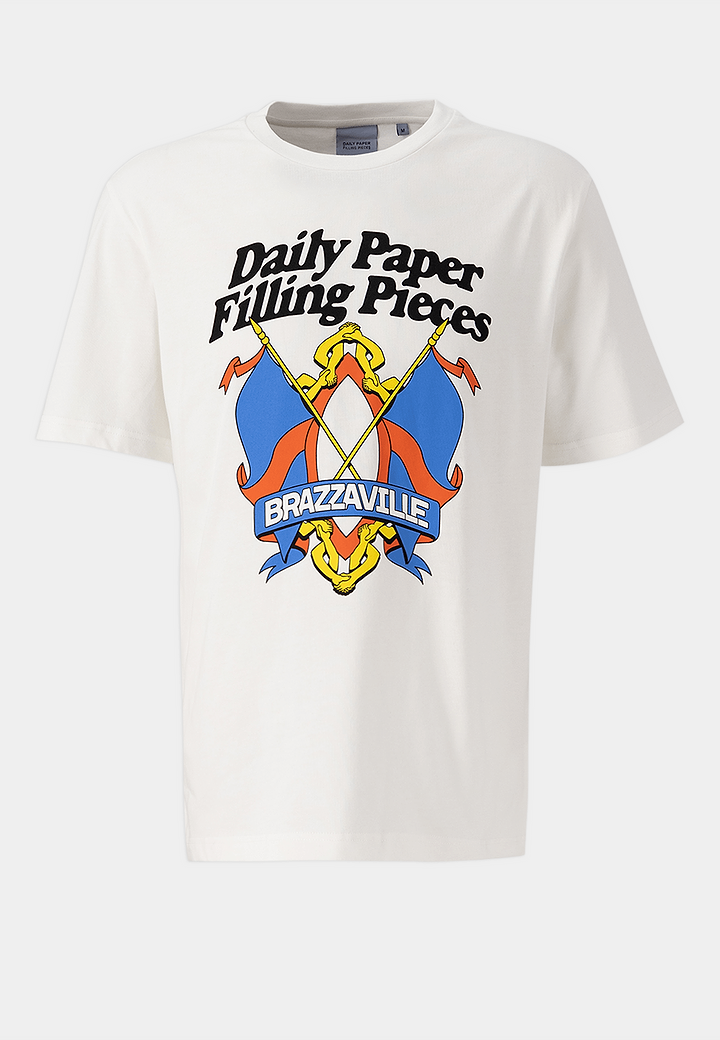 Daily Paper Dp X Fp Flag T-Shirt White