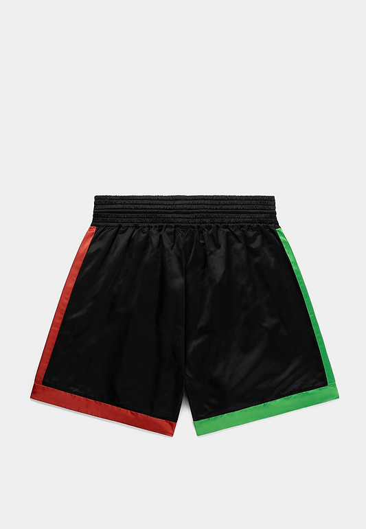 DAILY PAPER Paithon Shorts - Black/Samba Red