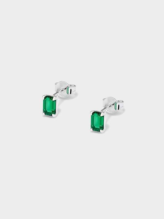 Hatton Labs Emerald Cut Stud Earrings