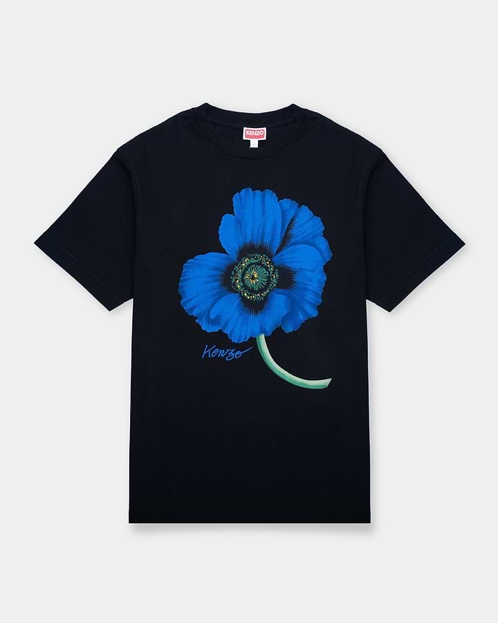 Kenzo Seasonal Graphic Classic T- Shirt Black/Blue