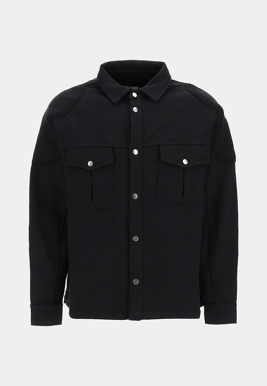 GMBH Knitted Overshirt - Black