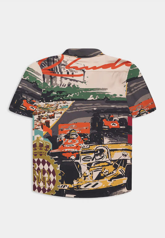 Rhude Silk Racing SS Button Up Multi
