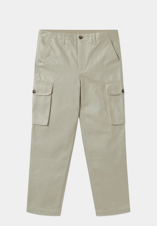 WOOD WOOD Will Twill Trousers - Light Sand